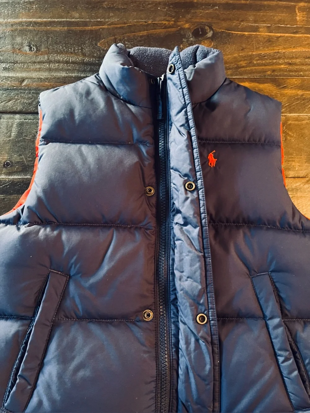 Polo Ralph Lauren Kids Navy Puffer Vest 4/4T